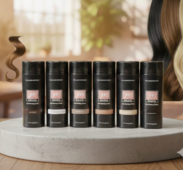 MAKEITFULL PREMIUM better than TOPPIK black dark Brown Hair Building Fibers